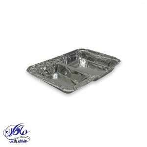 ظرف آلومینیوم دو خانه بزرگ